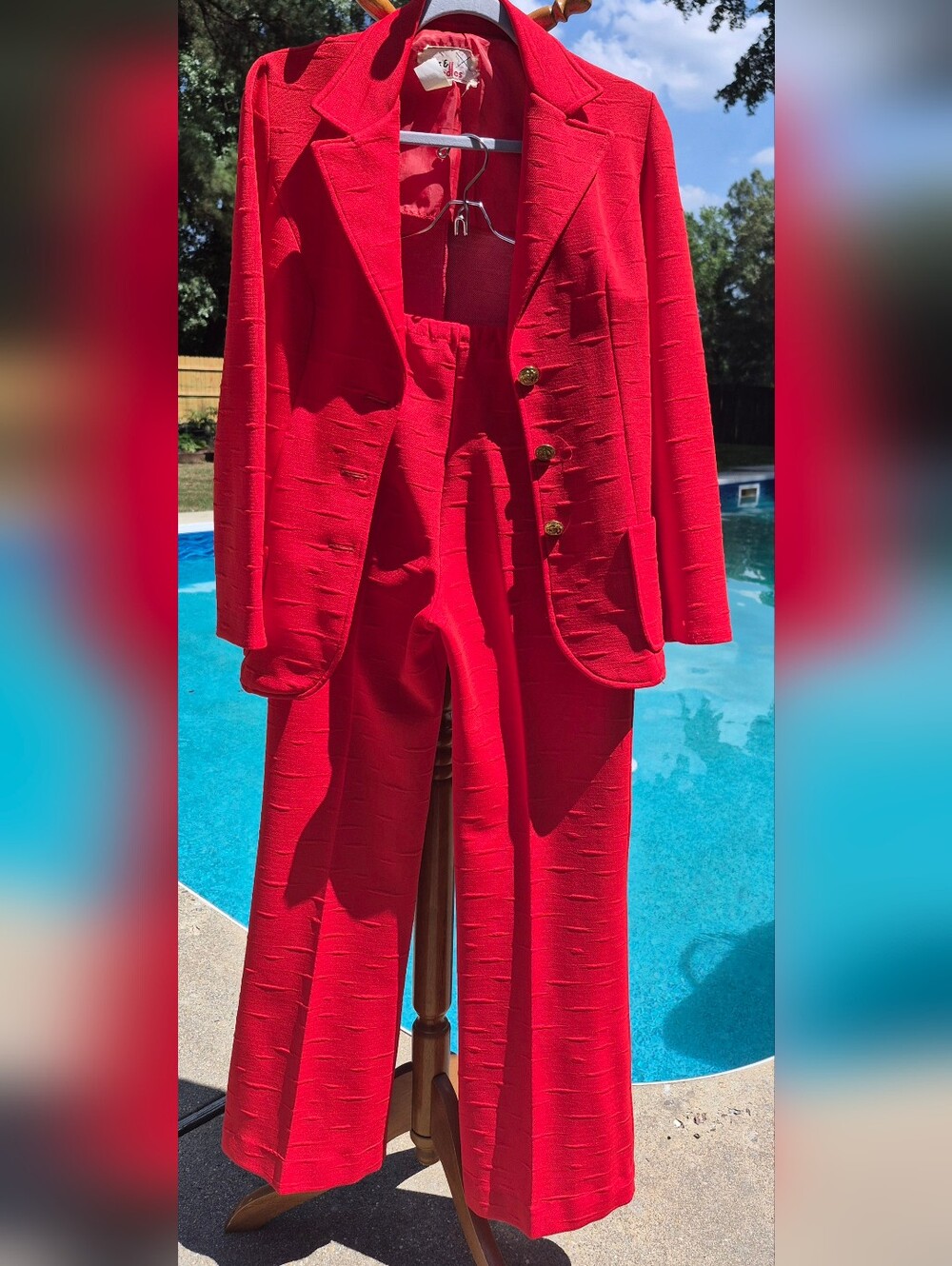 Authentic Pins & Needles 1970s Pantsuit, Women's Size 11-12